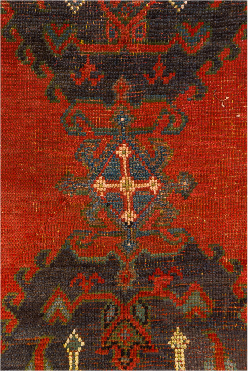 Antique Oushak Area Rug (4' x 7')